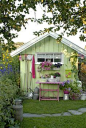 ♥ beautiful garden shed ♥