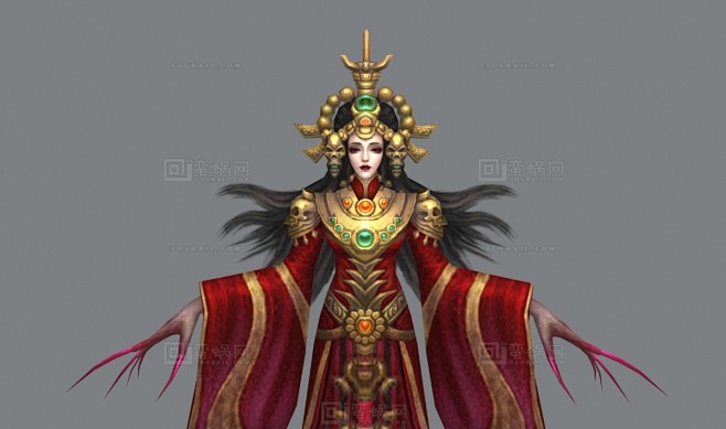 低模 写实 女妖 女鬼 女妖精 精绝女王 女帝 白骨精 尸妖 - 综合模型 - 蛮蜗网 - Powered by Discuz!-花瓣网