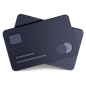 Card (front view) - 60款黑色金融理财3D图标合集 3D Crypto Icon Set