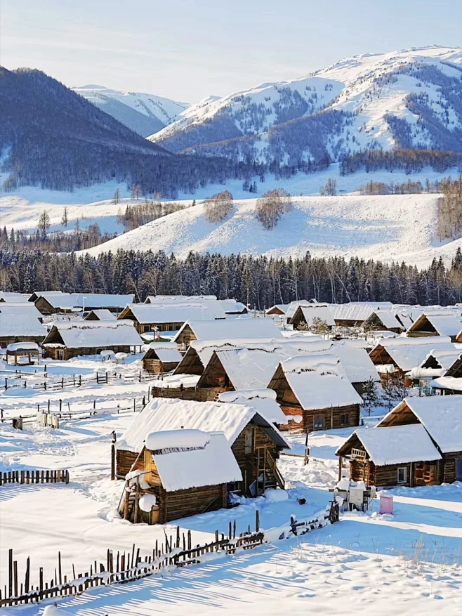 被这里的冬日雪景惊艳住了I喀纳斯+禾木