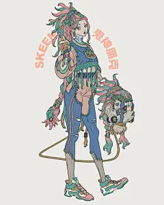 艺术家系列NO.619-Zeen chin 马来西亚画师 第三篇章 共七篇章