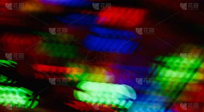 照明模糊发光灯独特的股票照片