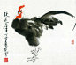 【印刷级】JXD5268703近现代国画高仿名家鸡-高仿范曾国画水墨册页-40x34-十二生肖图片-77M-4808X4117