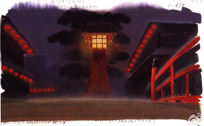 动画艺术大师 宫崎骏 《千与千寻》 原画...