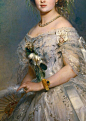 Victoria, Princess Royal (detail), Franz Xaver Winterhalter, 1857. Oil on canvas.