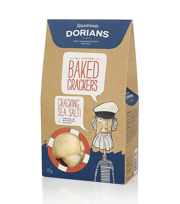 Dorians饼干牛皮纸包装欣赏