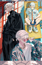 画师うごんば日系少年耽美插画漫画绘画视频美术绘画临摹参考素材-淘宝网