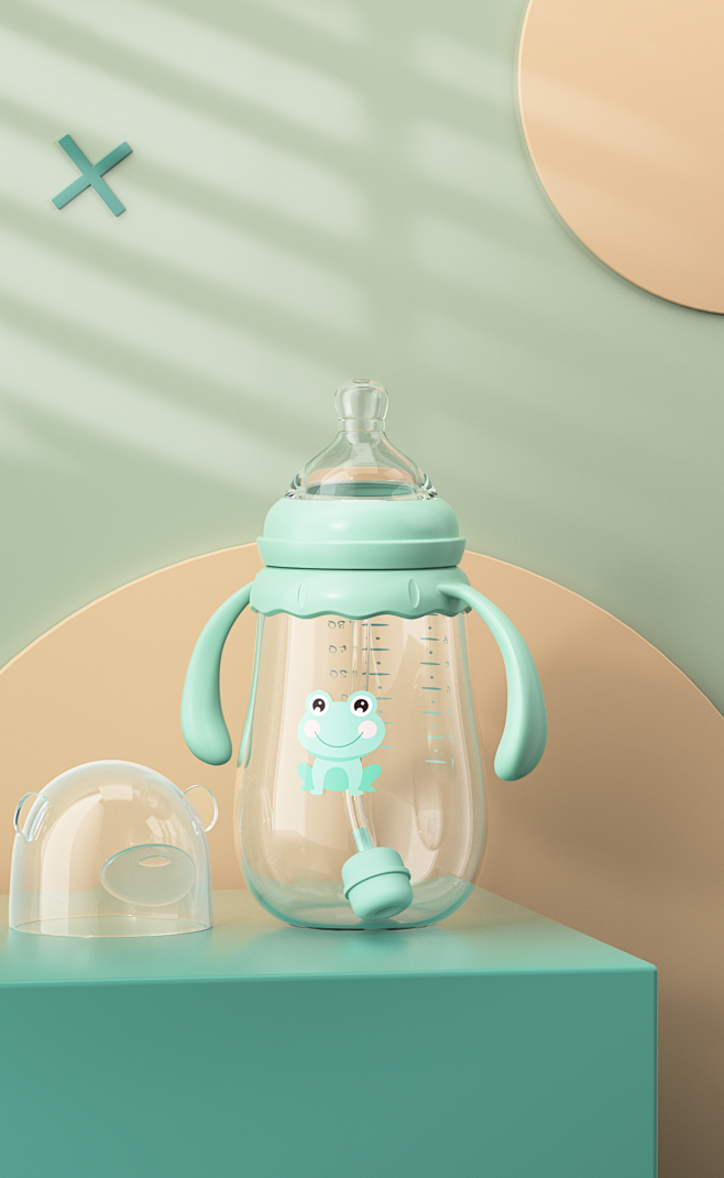 奶瓶产品渲染三维/C4D设计