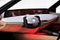 A huge screen runs the width of the dashboard from the driver’s side to the passenger in the XMotion concept