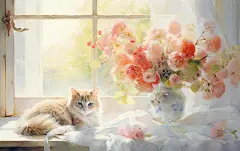 可爱猫咪元素图片素材