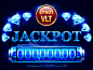 Jackpot screens on Behance