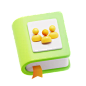 Member book  3D Icon
