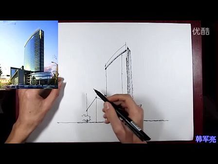 韩军亮建筑手绘线稿视频（一）—在线播放—...