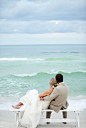 海滩婚礼和蜜月，浪漫！