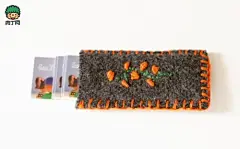 精巧可爱的绣花名片套手工制作步骤图解╭★肉丁网