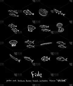 食品菜单插图
