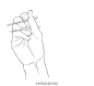 手的各种角度姿势之拿筷子的手（上）