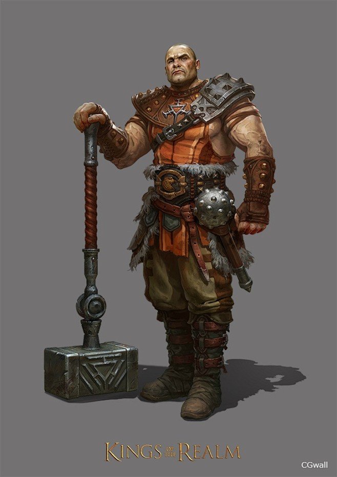 cgwall游戏原画网站铁匠图