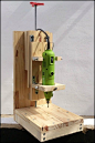 Enjoy on your woodworking projects with precision tool like this DIY drill press!: 