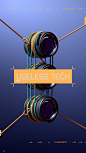 Behance 上的 USELESS TECH°