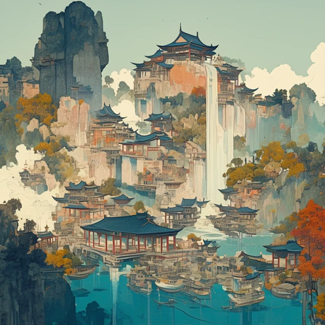 【可商素材643】古风小景 - 小红书