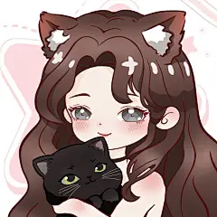 猫咪主题手绘头像【已出售，禁转载】