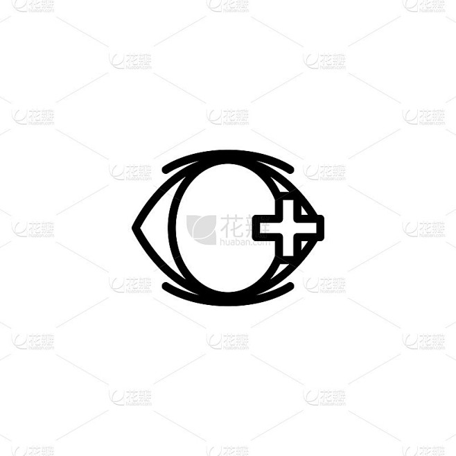 光学矢量图标