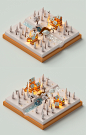 Low Poly projects | Behance 上的照片、视频、徽标、插图和品牌