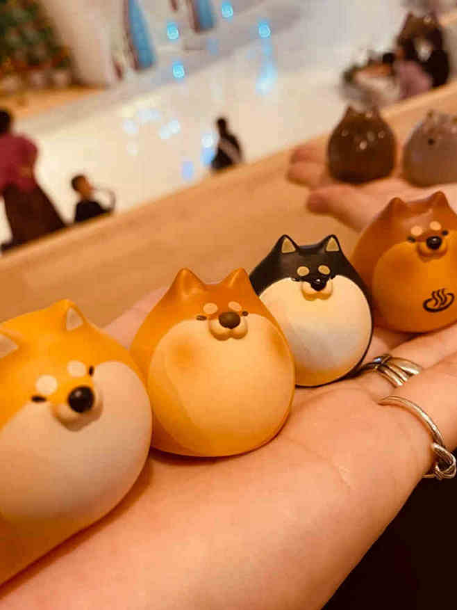 正版现货日本STASTO肥嘟嘟柴犬馒头扭...