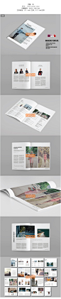 indesign 源文件 通用简约封面内页装帧排版设计素材 id模板-淘宝网