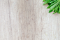 wood table herb garlic food green leaf background organic plant texture whitespace 