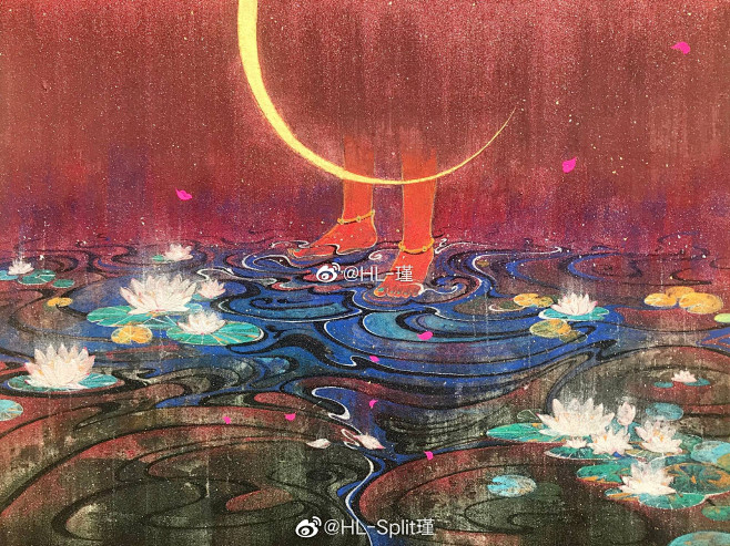 葫芦-岩彩作品