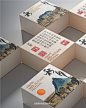 国潮中秋礼盒包装 秋月-鹊华秋色-古田路9号-品牌创意/版权保护平台
