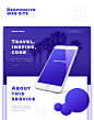 {Travel to Code} App and Website Design : The {Travel to Code} App created specialfor developers, freelancers and managerswho want to work and travel on over the world.