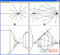 一点透视和两点透视的比较。