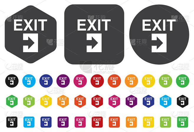 退出 icons.vector 退出图标。矢量-花瓣网