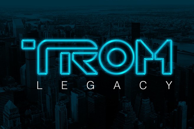 Tron 字体特效 特技 字体效果 标题...