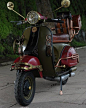 #载具# #蒸汽朋克# 摩托车 机车 Sandy Moon's vespa
#steampunktendencies #steampunk #vespa #scooter #design