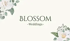 Wedding Store Introduction Business Card