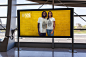 户外灯箱展示效果图建筑外墙广告地铁站台海报PS样机智能贴图素材