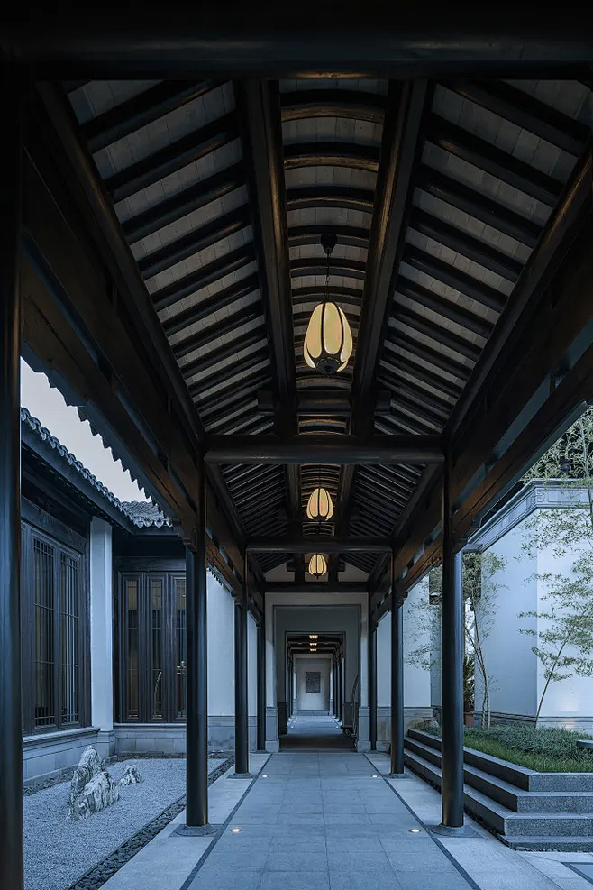 绿城中式古建cad施工图，绿城中式苏州园...