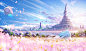 Vivy: Fluorite Eye’s Song, anime, landscape, Vivy, robotic, petals, flowers | 5083x3000 Wallpaper - wallhaven.cc