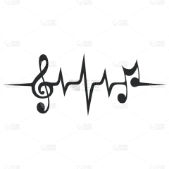 手绘-音符元素贴纸SVG-4