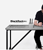 Black Rock混凝土简约办公写字长桌 设计师美术多功能办公工作台-淘宝网