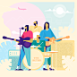 The Beths | Illustration on Behance