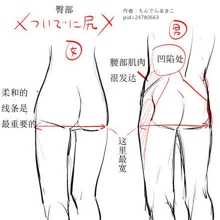 文章-色气的脚＆腿画法参考 | 半次元-...