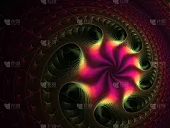 抽象的壁纸。抽象的分形。分形艺术背景的创意设计。壁纸桌面、海报、封面小册子、卡片等装饰。迷幻。打印衣