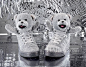 杰瑞米·斯科特 (Jeremy Scott) × 阿迪达斯经典三叶草 (adidas Originals) 2013假日小熊造型高帮运动鞋