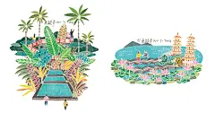 2018桃園插畫大展｜跟著插畫家去旅行台灣插畫區參展作品：我的高雄市區散步地圖 : 2018桃園插畫大展｜跟著插畫家去旅行台灣插畫區參展作品：我的高雄市區散步地圖