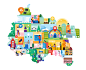 design ILLUSTRATION  adobe illustrator maps Travel Nature Landscape map